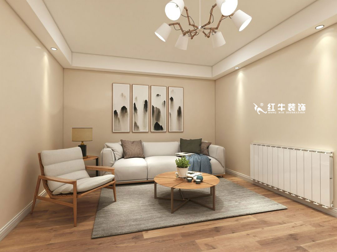 蔣琛_九條巷106㎡現(xiàn)代風“養(yǎng)老房”裝修，給設計做減法！04客廳+logo