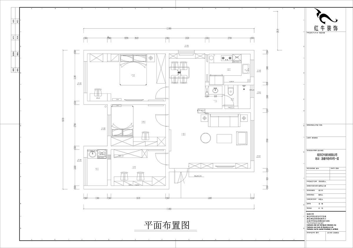 孟憲濤｜石門坎110號(hào)1-404-100㎡-現(xiàn)代簡(jiǎn)約風(fēng)格｜3室1廳1衛(wèi)｜老房裝修｜定制家｜全包14萬｜00_02平面布置圖