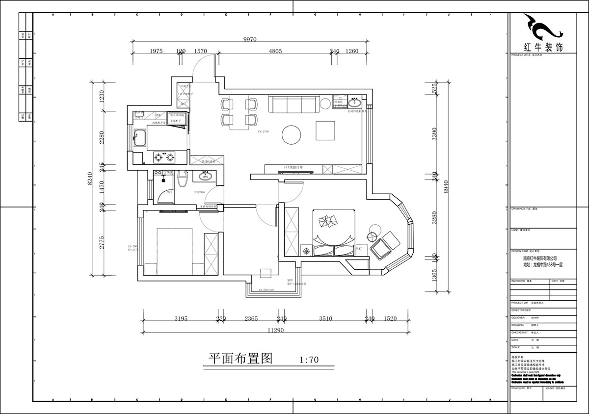 蔣?。心鲜兰o(jì)雅苑二期4-504-93㎡-現(xiàn)代簡(jiǎn)約風(fēng)格｜3室1廳1衛(wèi)｜毛坯房裝修｜定制家｜全包12萬(wàn)｜00_02平面布置圖